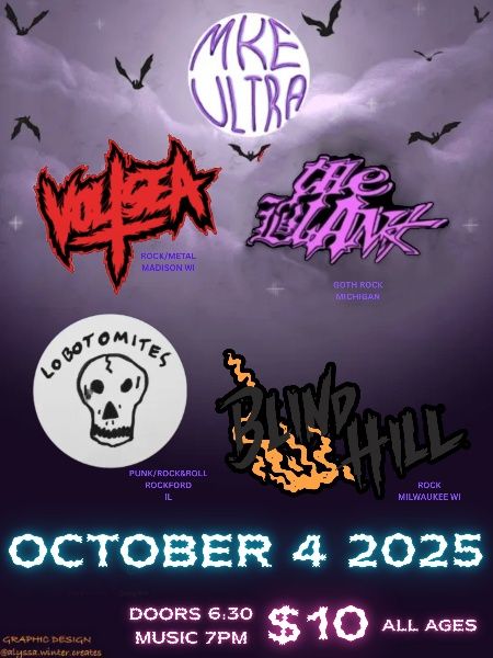 voltsea (WI); the blank (MI); lobotomites (IL); blind hill