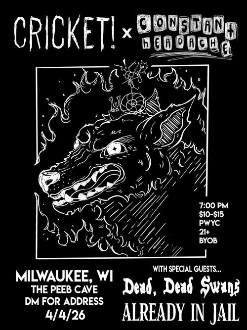 Cricket! / Constant Headache / Dead, Dead Swans / Already In Jail