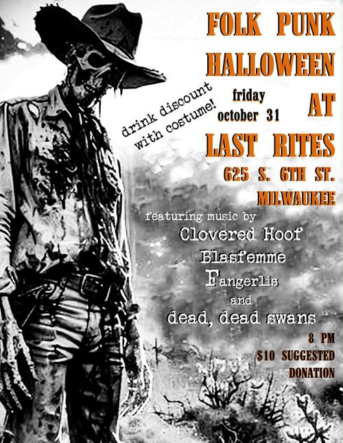 Clovered Hoof / Blasfemme / Fangerlis / Dead, Dead Swans