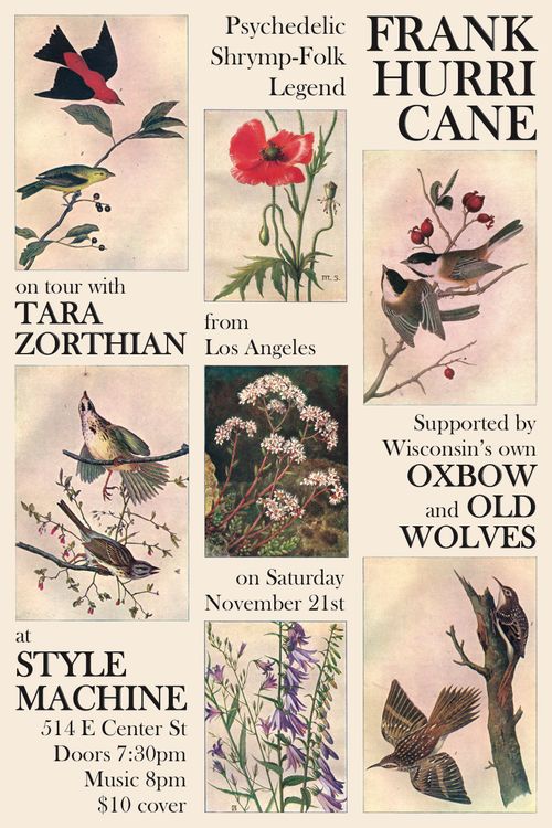 Frank Hurricane / Tara Zorthian / Oxbow / Old Wolves