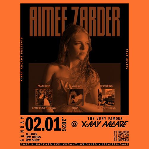 Aimee Zarder / Mads / Letters to the King / Brew City Band