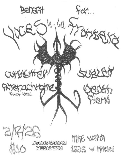 Curbsitter, Sublet, Andrenochrome, Death Fiend