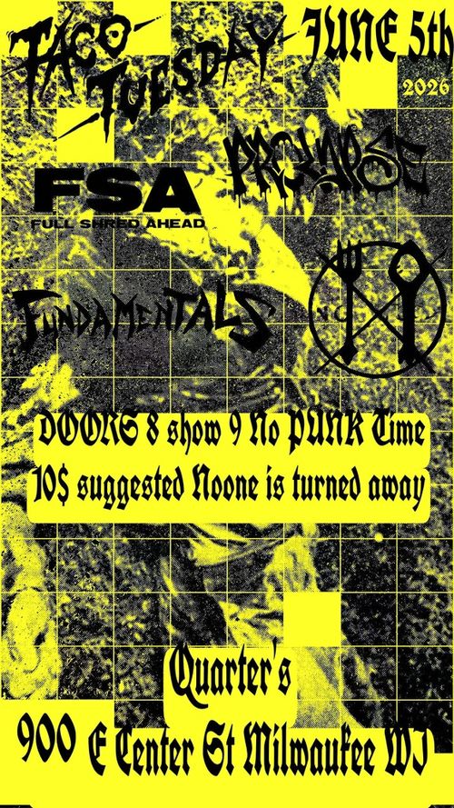Taco Tuesday, F.S.A, Fundamentals, Prolapse, No Food