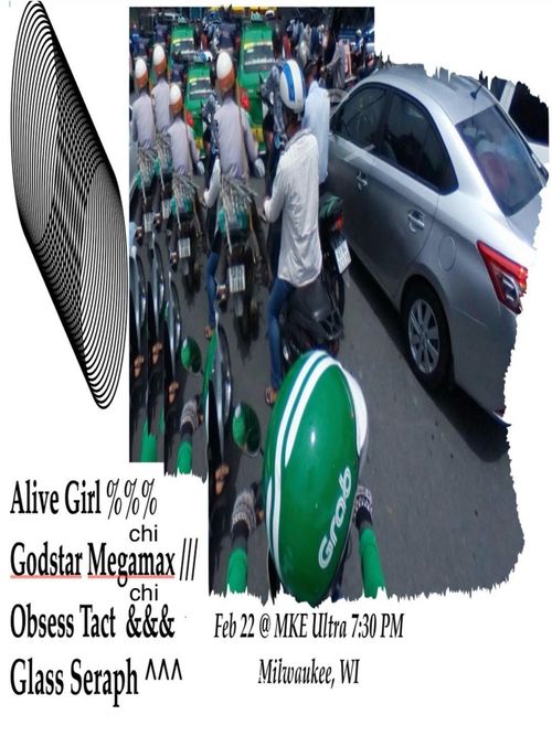 Alive Girl, Godstar Megamax, Obsess Tact, Glass Seraph