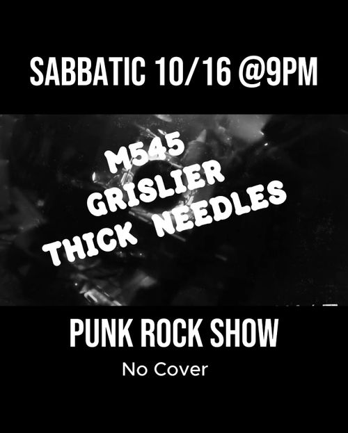M545-Grislier-Thick Needles @ Sabbatic