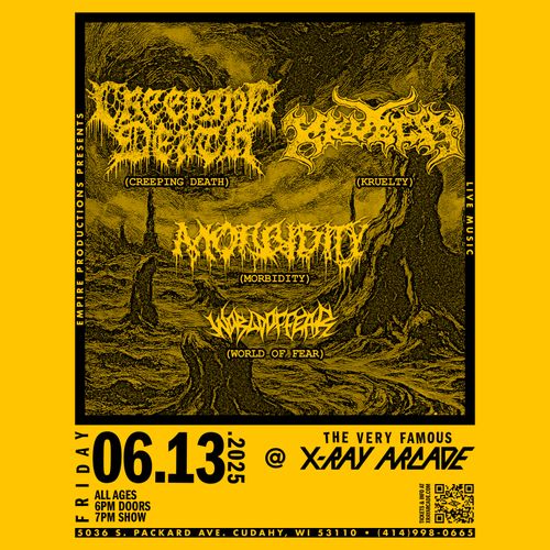 Creeping Death / Kruelty / Morbidity / World Of Fear