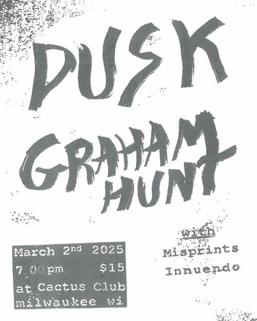 Dusk, Graham Hunt, Misprints, Innuendo