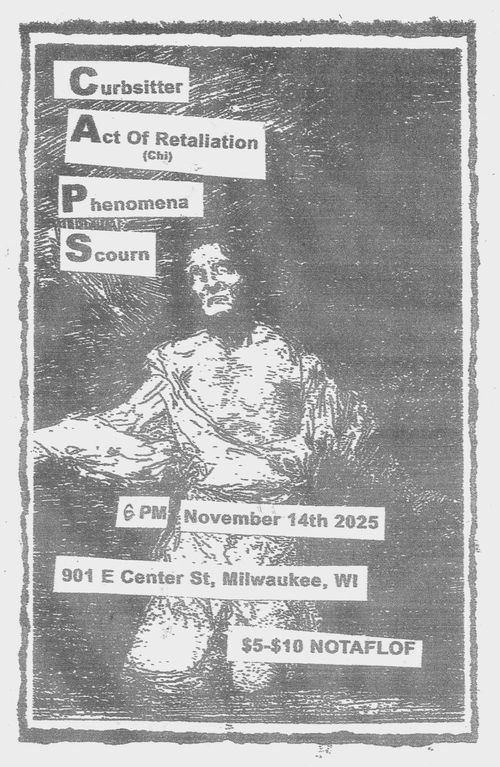 act of retaliation, curbsitter, phenomena, scourn