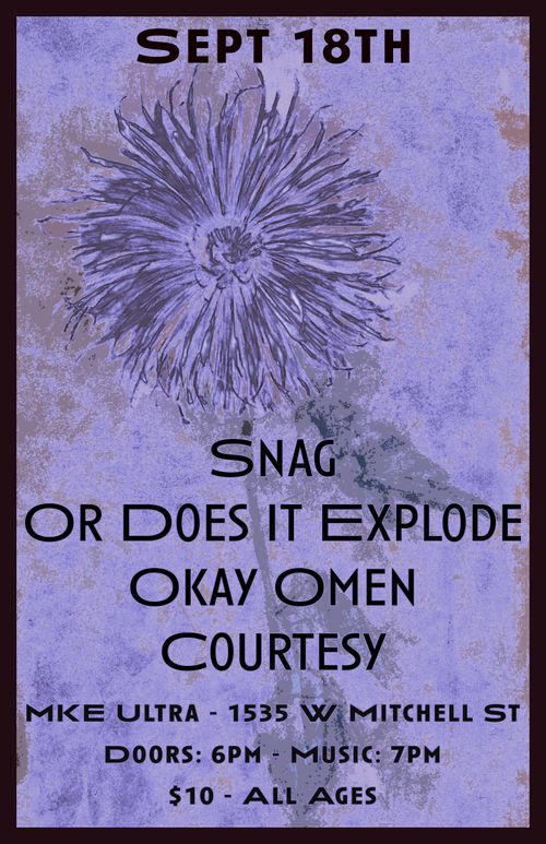 ...or does it explode? (MAD); snag; courtesy; okay omen