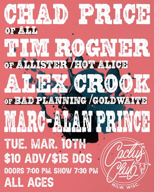 Chad Price • Tim Rogner • Marc-Alan Prince • Alex Crook