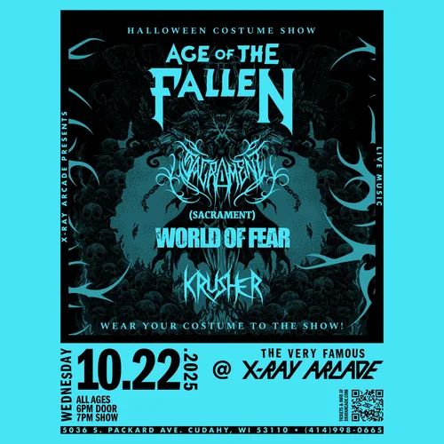 Age of the Fallen / Sacrament / World of Fear / Krusher