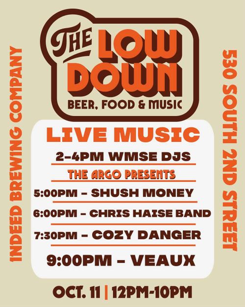THE ARGO PRESENTS The Low Down Block Party at Indeed Brewing