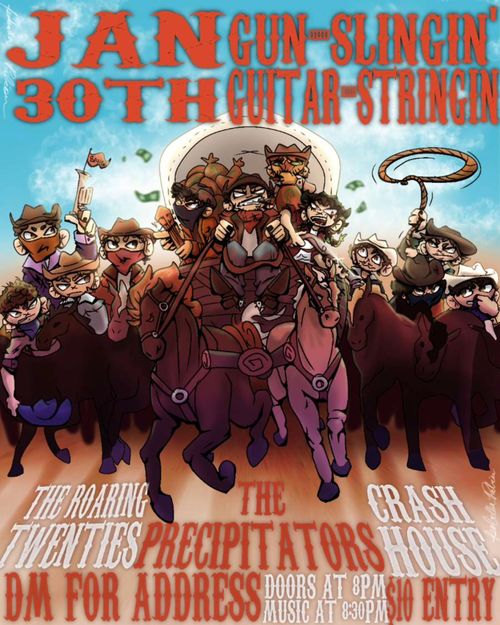 The Roaring 20's, The Precipitators, Crash House