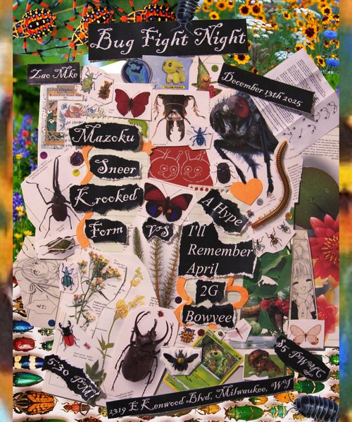 Mazoku, Sneer, Krooked, Form, A Hype, I'll Remember April, 2G, Bowvee