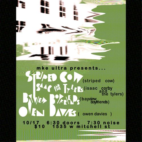 striped cow; isaac and the tylers; bay view boyfriends; owen davies.