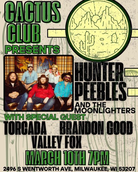 Hunter Peebles and the Moonlighters, Torcado, Brandon Good, Valley Fox