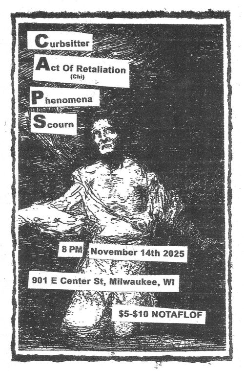 act of retaliation, curbsitter, phenomena, scourn