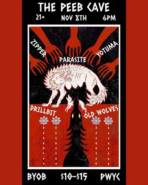 Zipper, Parasite, Yotuma, Drillbit, Old Wolves