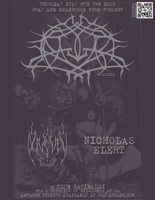 Krallice / Niveous / Nicholas Elert