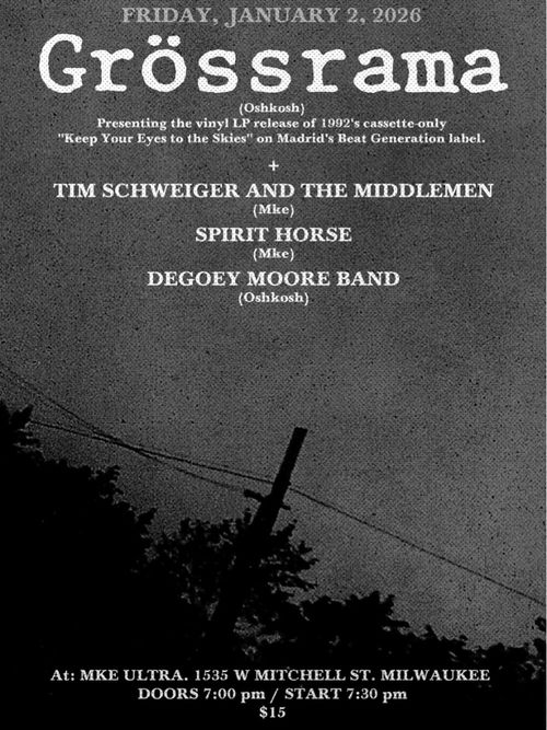 Grössrama, Tim Schweiger and The Middlemen, Spirit Horse, Degoey Moore Band